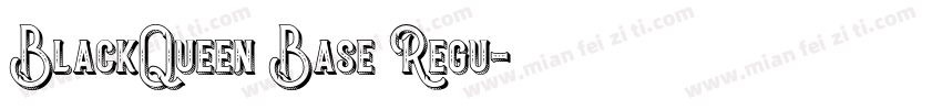 BlackQueen Base Regu字体转换